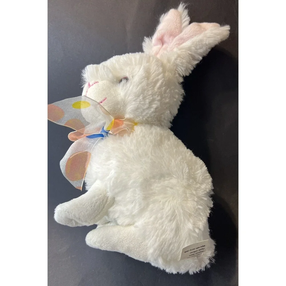Hallmark White Rabbit Plush 9